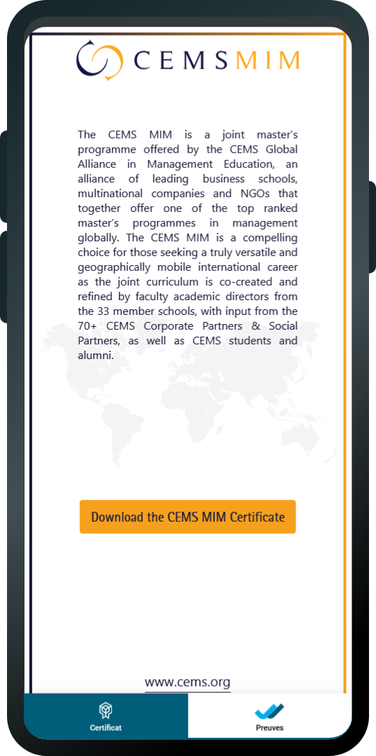 CEMS Credential