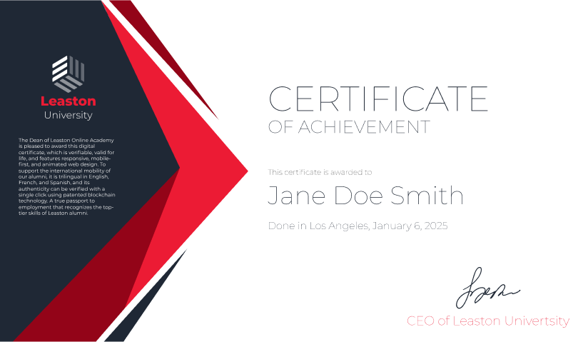 certificate image