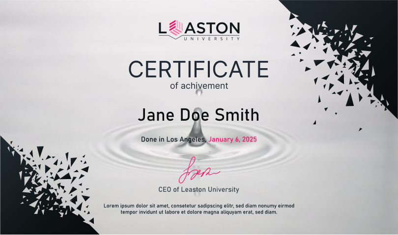 certificate image