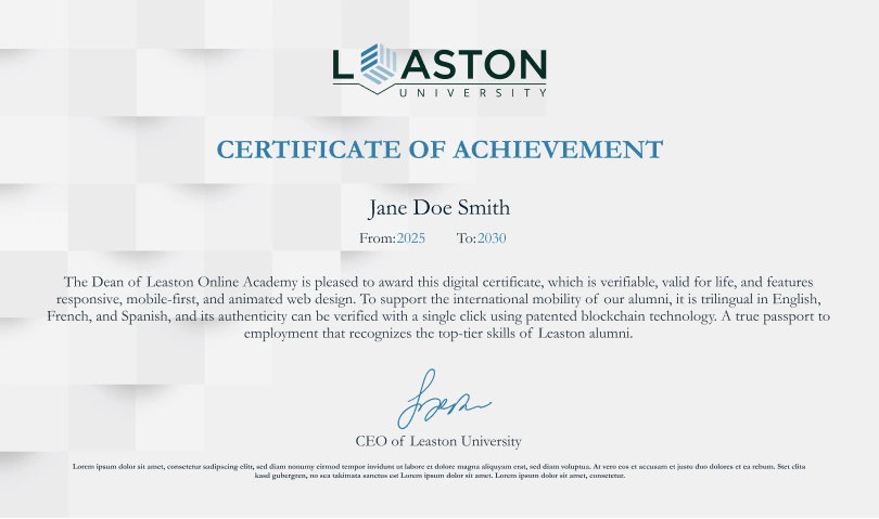 certificate image