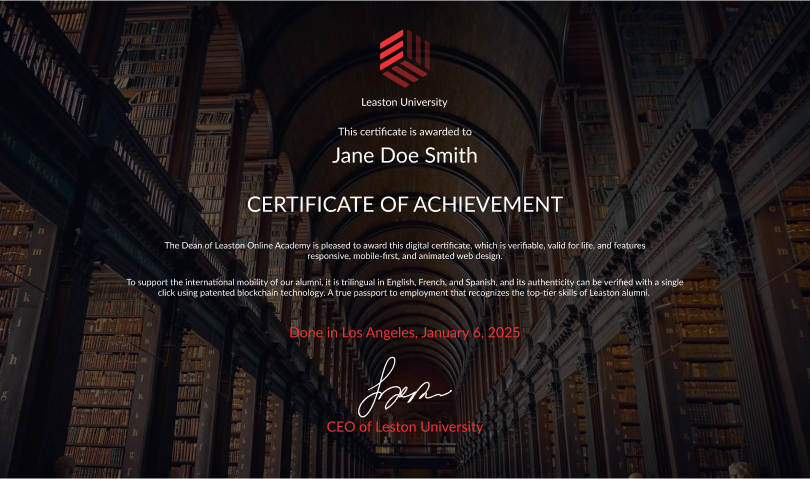 certificate image